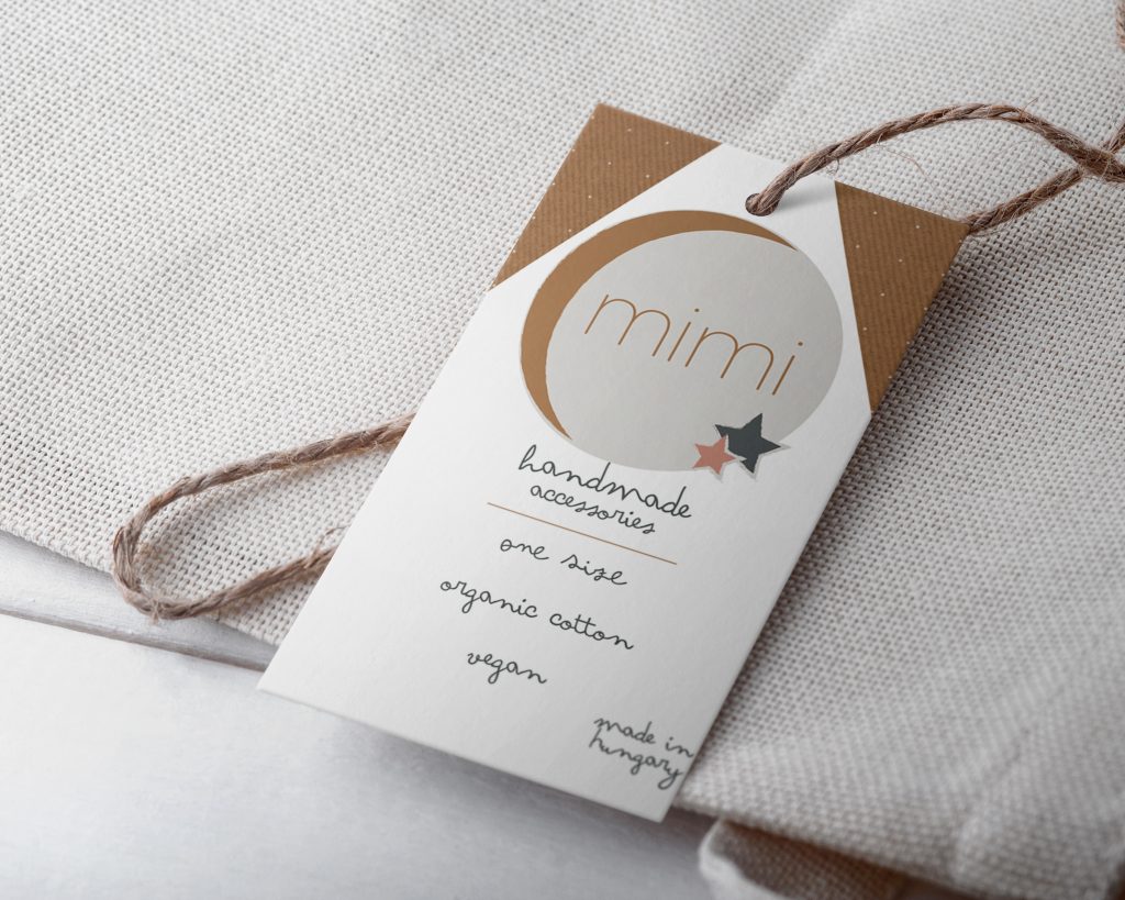 mimi label in mockup brown 300dpi